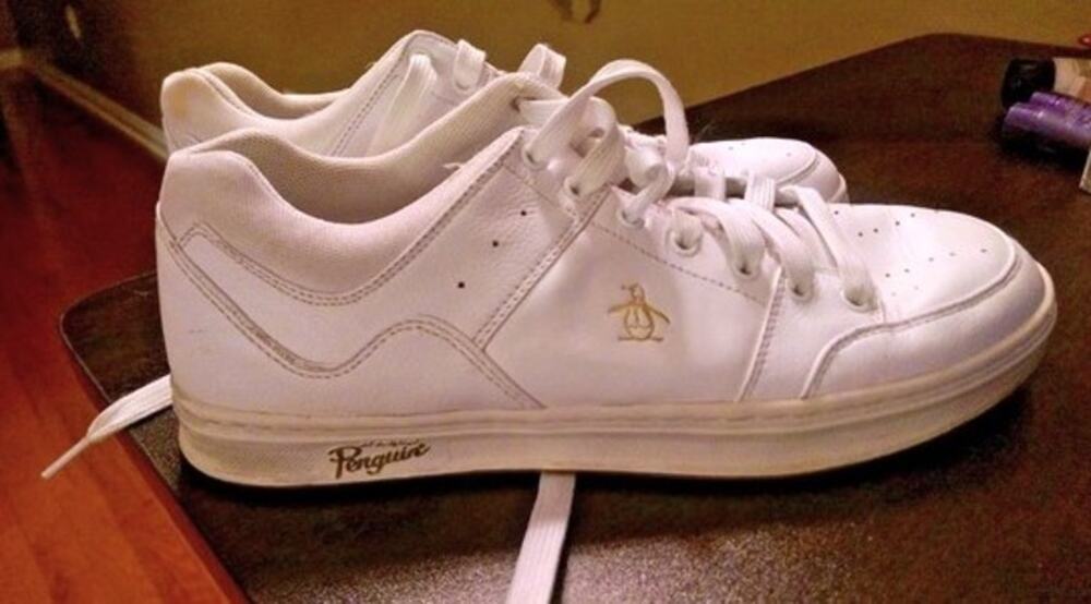 Original Penguin Munsingwear White Shoes - Size 7.5